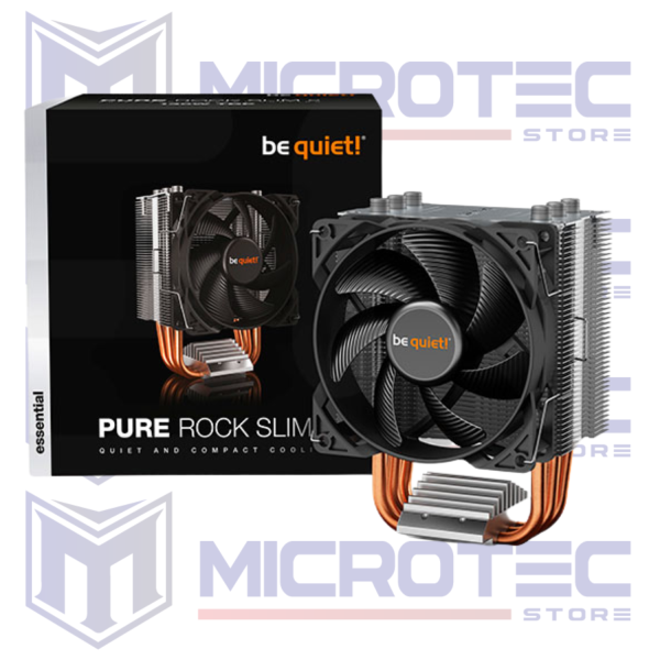 DISIPADOR CPU BE QUIET! PURE ROCK SLIM 2 - 130W TDP (ULTRA SILENCIOSO / 92MM)