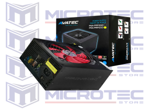 FUENTE DE PODER AVATEC 550W REAL - PSA-PRP550 (VENTILADOR 12CM / PCIE)